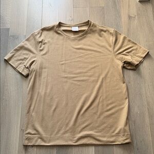 Zara Beige Short Sleeve Men's Tee